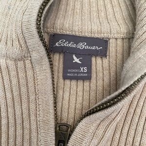 Eddie Bauer zip up sweater